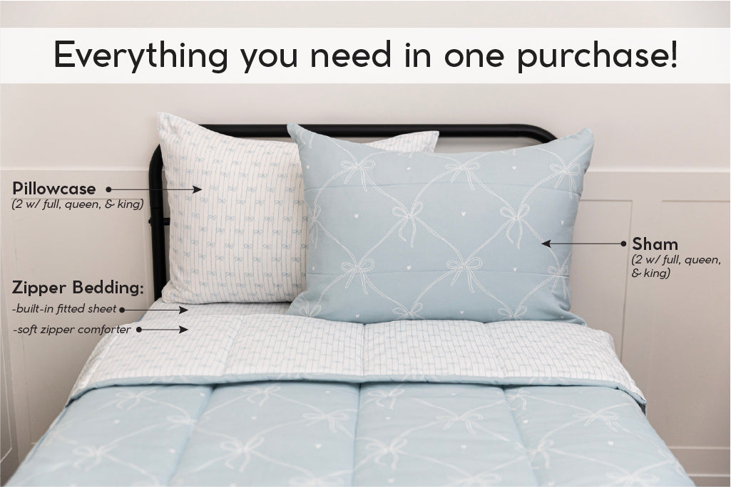 Tied With A Bow Zipper Bedding - Image 2