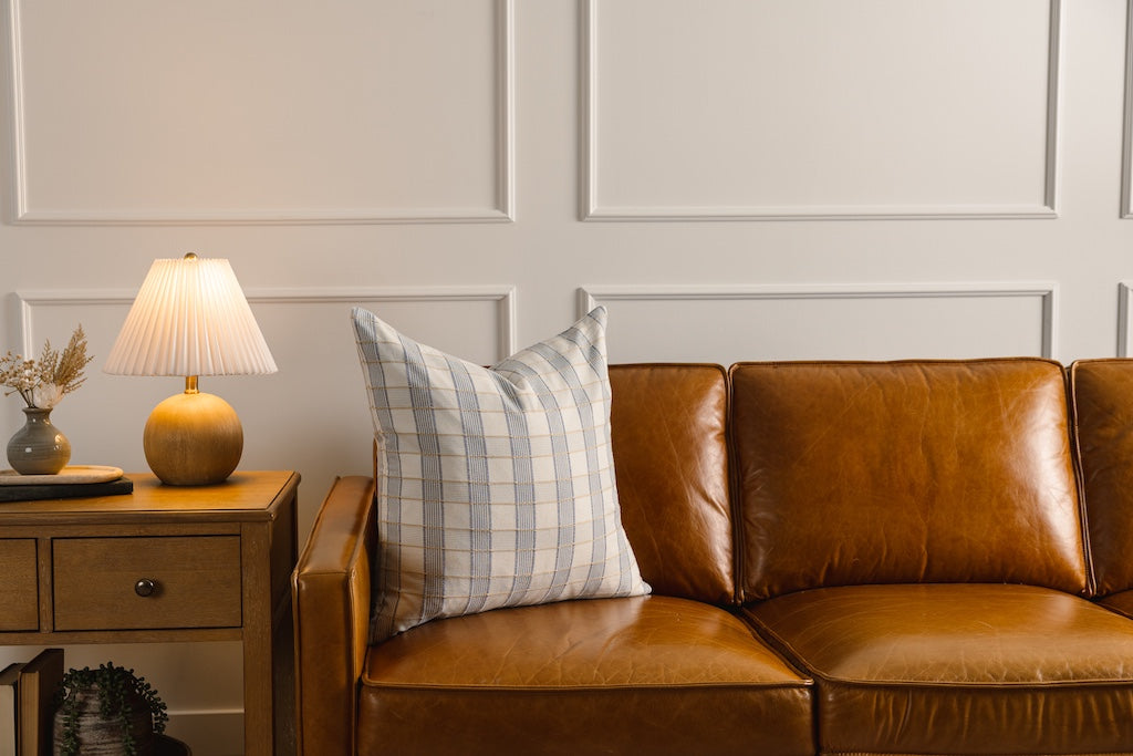 Gentry Luxe Plaid Euro Pillow Cover - Image 3