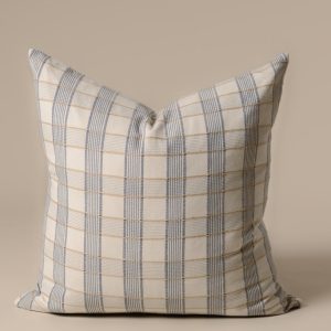 Gentry Luxe Plaid Euro Pillow Cover