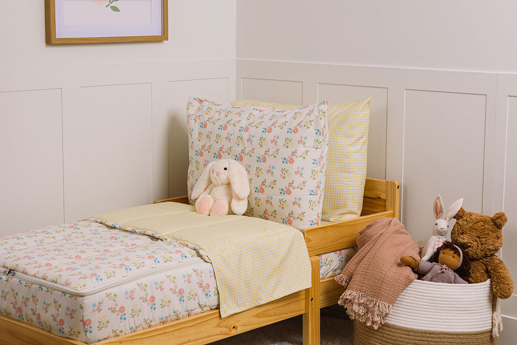 Gingham Garden Zipper Bedding - Image 10