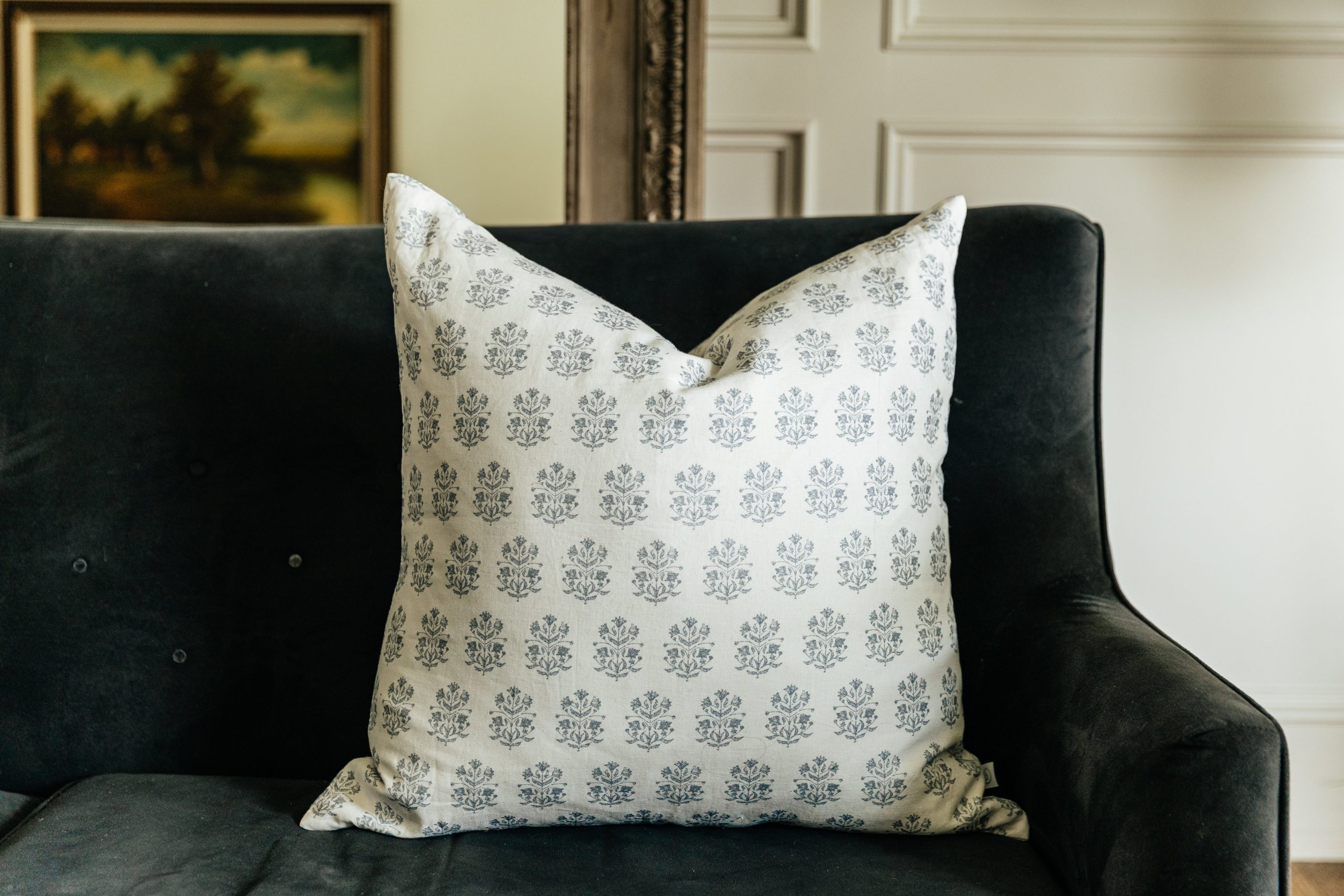 Halston Luxe Floral Euro Pillow Cover - Image 5