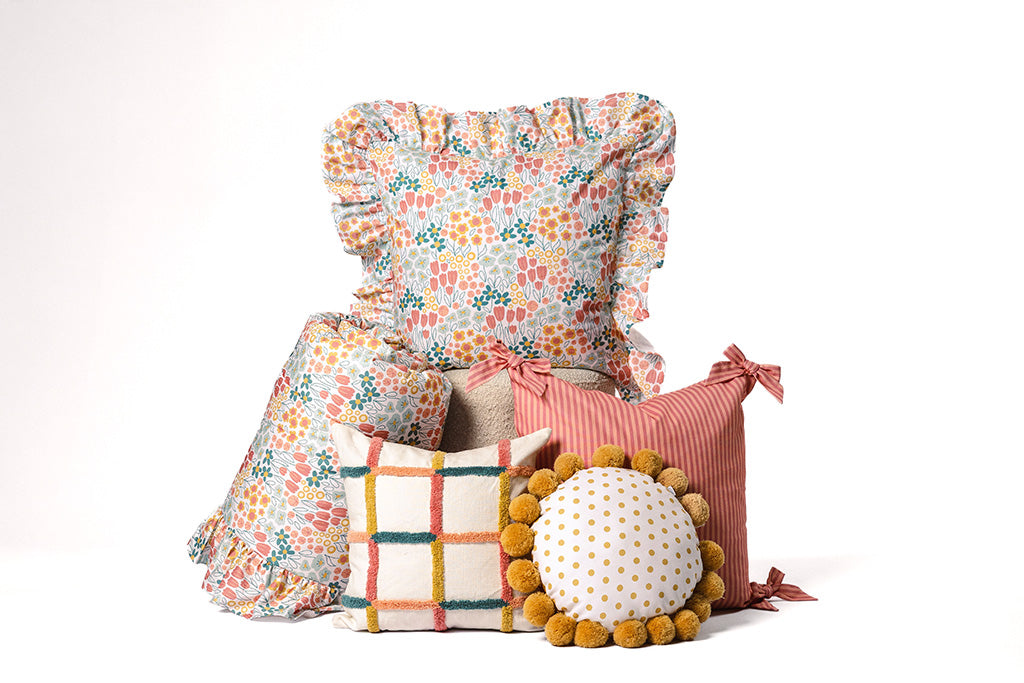 Lucy Luxe Floral Euro Pillow Cover - Image 5