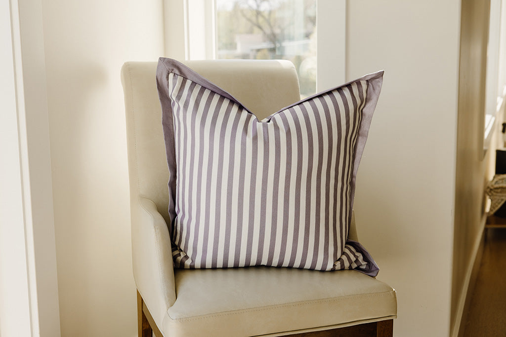Piper Luxe Striped Euro Pillow Cover - Image 2