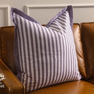 Piper Luxe Striped Euro Pillow Cover