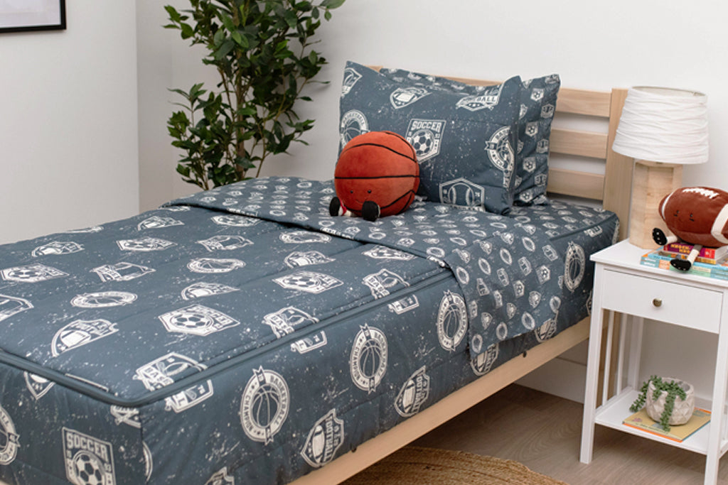 Play Ball Zipper Bedding