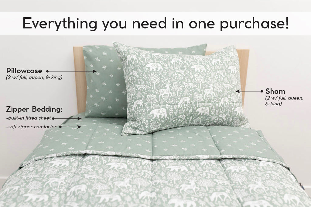 Into The Woods Zipper Bedding - Image 3